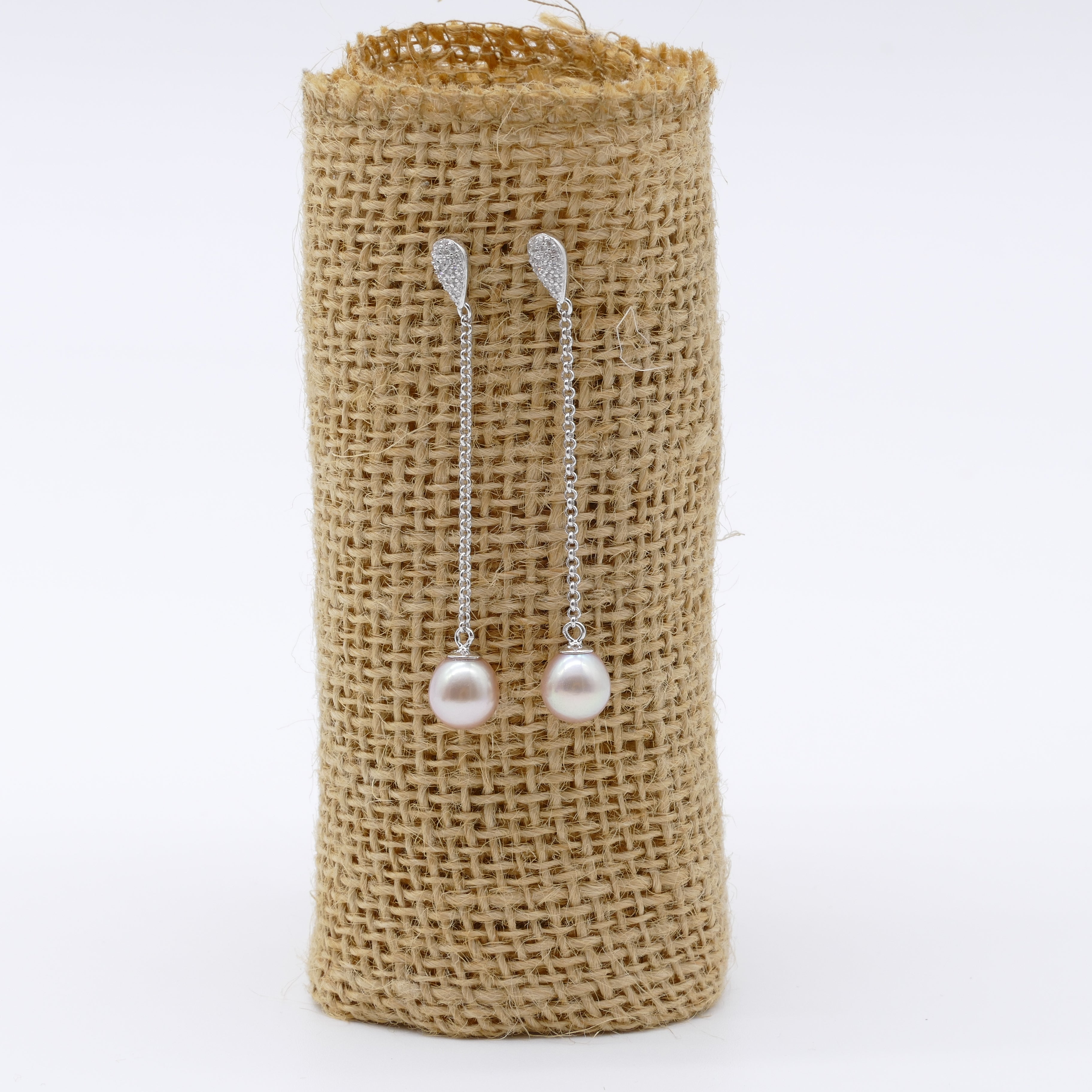 Édesvízi gyöngy fülbevaló